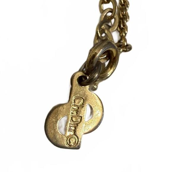 Authentic Christian Dior Gold Plated Necklace- EUC - Picture 3 of 4